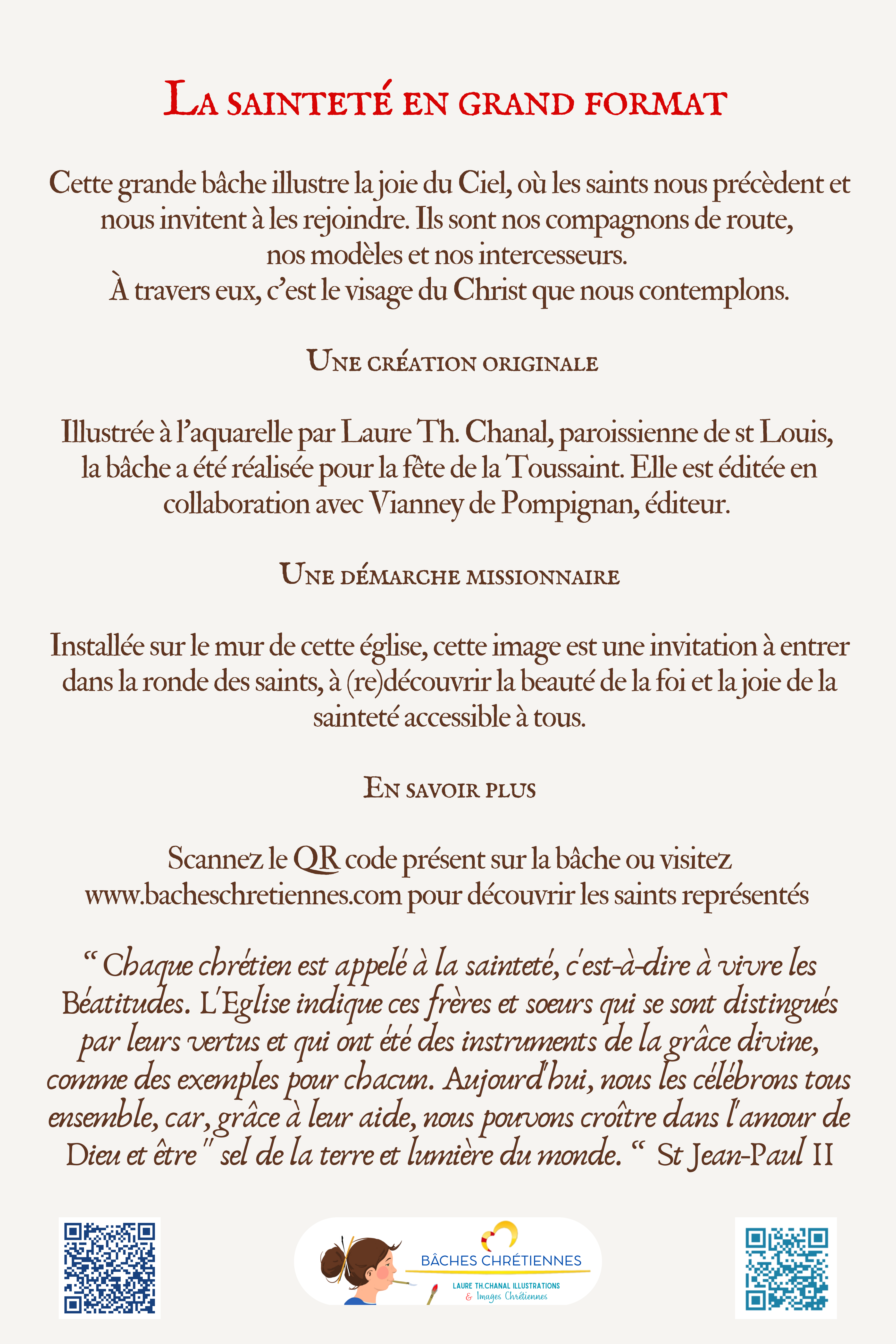 Téléchargements gratuits ( livret des saints, fiches et présentation du projet...)