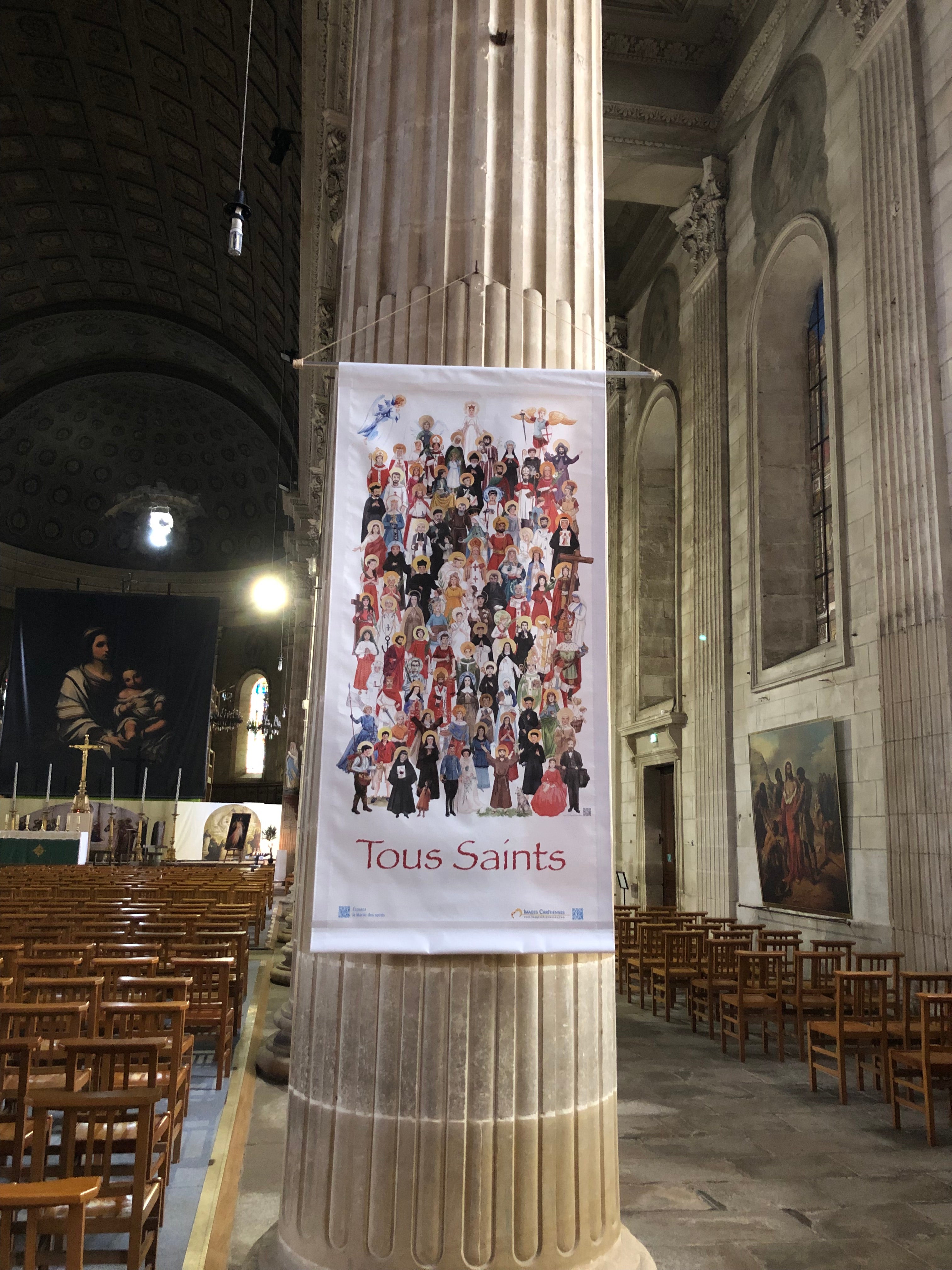 Bâche Toussaint moyen format 118x250 cm
